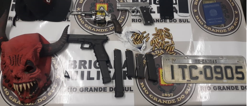 Após trocas de tiros, Brigada prende quatro criminosos em Santa Maria