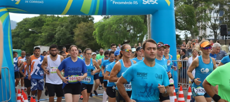 Circuito Sesc de Corrida reuniu 800 atletas no domingo em Santa Maria