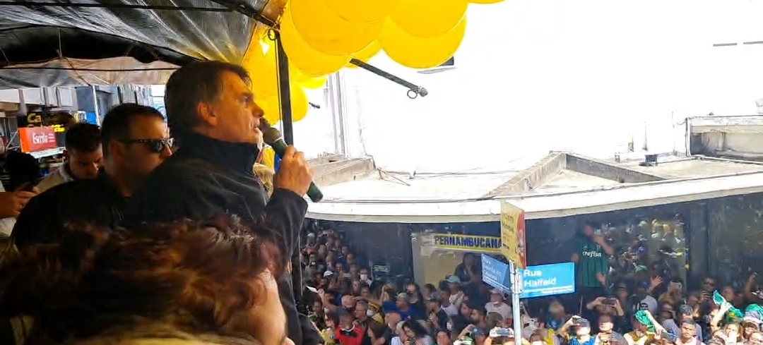 Bolsonaro inicia campanha eleitoral em Juiz de Fora, Minas Gerais
