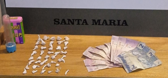 Homem é preso com 17,5 gramas de crack no Centro de Santa Maria