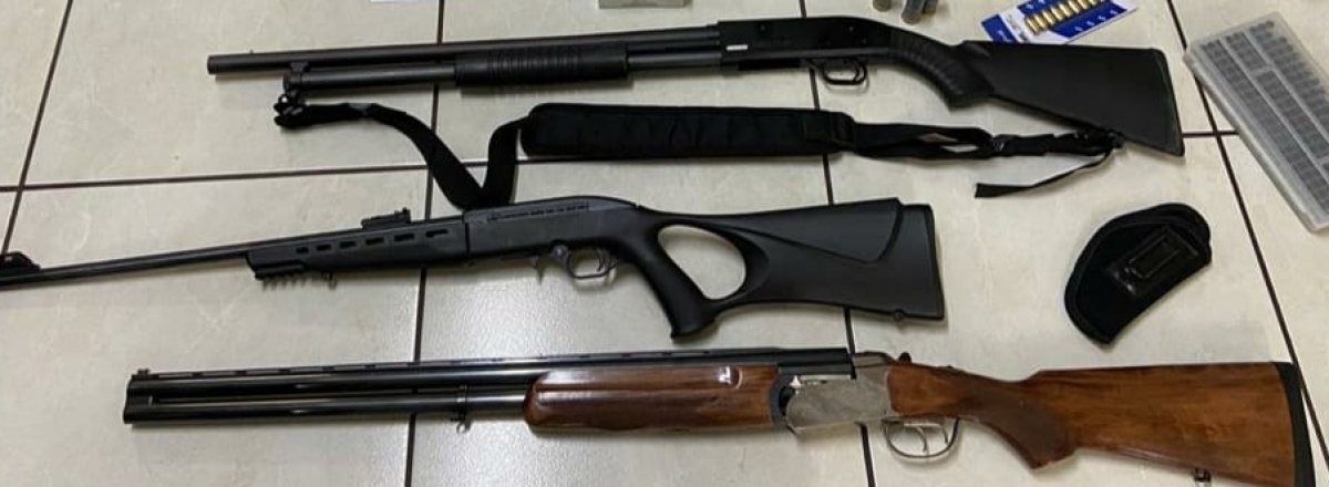Polícia Civil apreende sete armas de fogo em Santa Maria