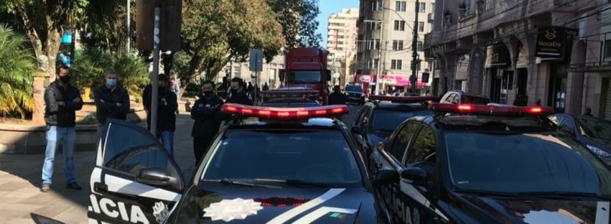 Polícia Civil de Santa Maria realiza sirenaço em homenagem a comissário assassinado