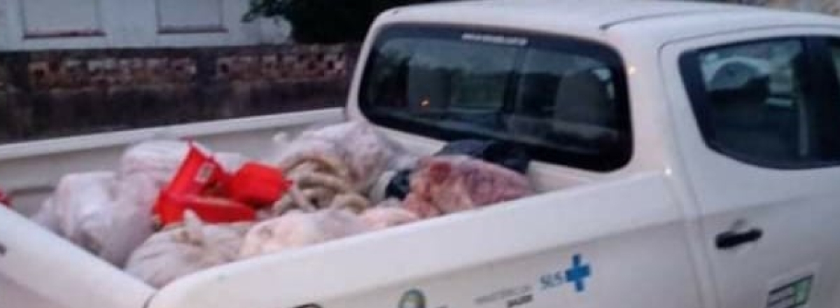 Vigilância apreende 580 kg de produtos impróprios para consumo em Camobi