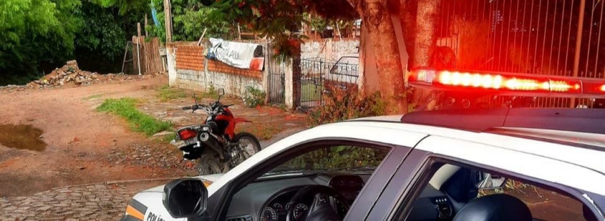 Homem é preso por receptação ao ser abordado com moto roubada em Santa Maria