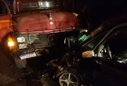 Acidente entre carro e caminhão deixa vítima fatal na BR-158 em Itaara
