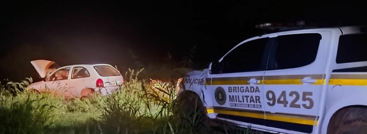 Brigada Militar localiza carro furtado em Santa Maria