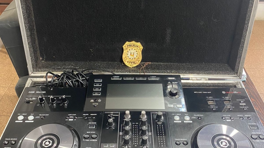 Polícia recupera equipamento de DJ em Santa Maria