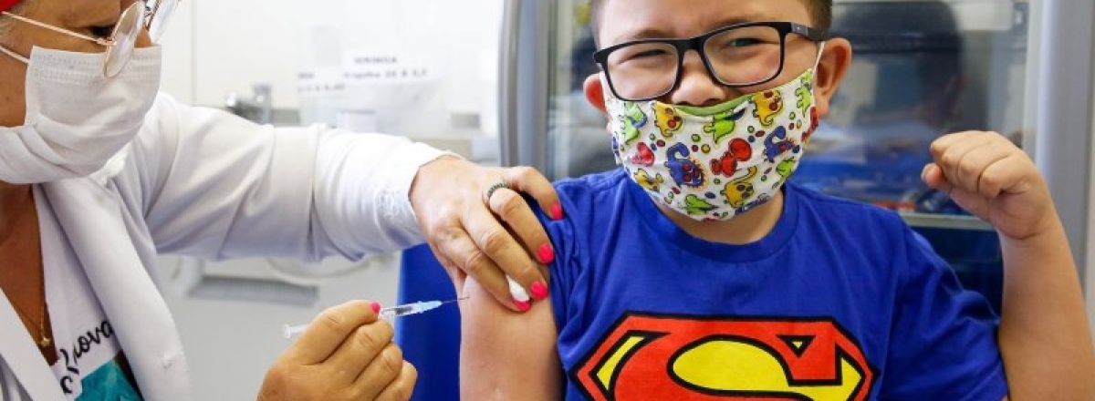 Vacinação contra a Covid-19 para crianças será aplicada nesta sexta-feira em Camobi