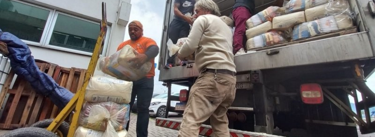Santa Maria recebe mais de 550 cestas básicas e de higiene do Governo Federal