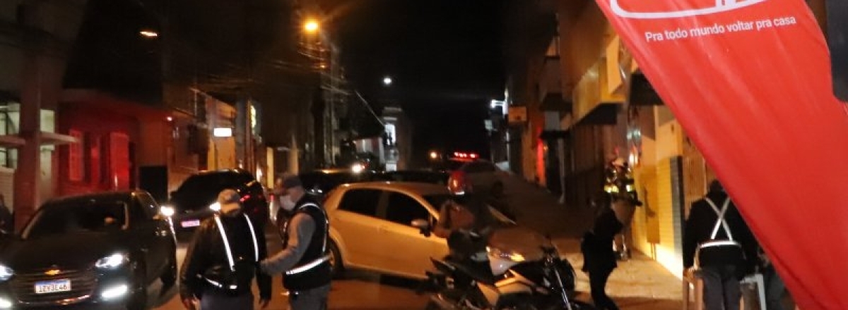 Blitz da Balada Segura autua 16 motoristas em Santa Maria