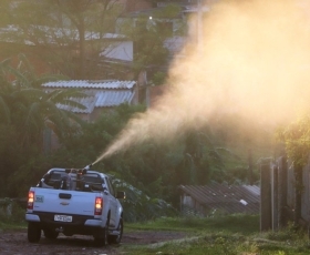 Pulverização contra a dengue avança com a reaplicação nos bairros Noal e Nova Santa Marta