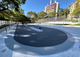 Reforma das quadras esportivas do Parque Itaimbé está 95% concluída