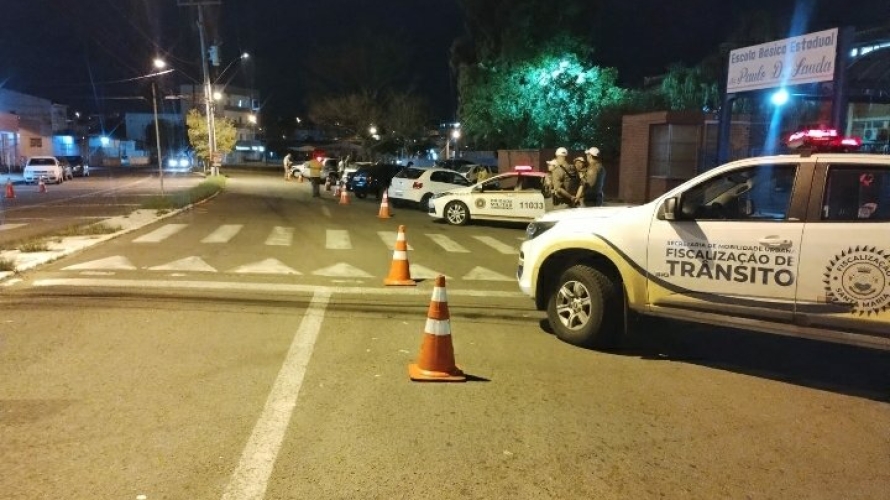 Balada Segura: 19 motoristas são autuados em blitz em Santa Maria