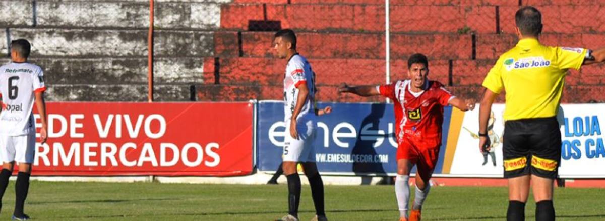 Inter-SM derrota por 2 a 1 o Guarani-VA com gol aos 41 minutos da segundo tempo