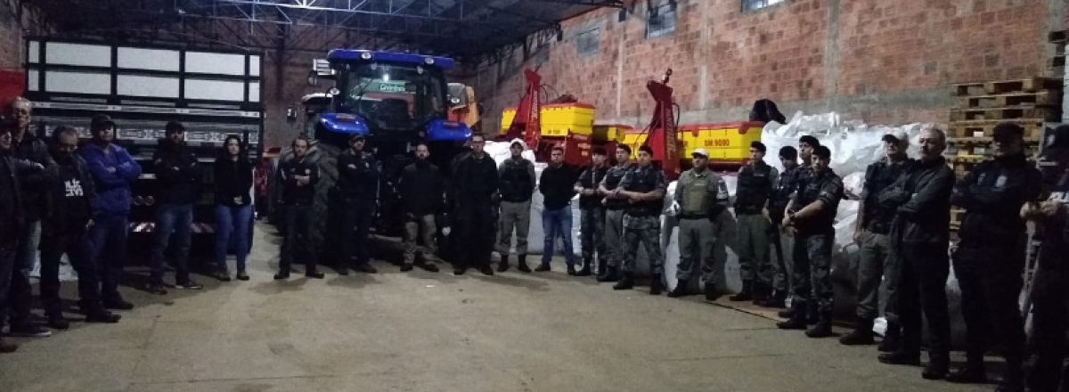 Polícia Civil realizou a Operação Tolerância Zero nesta sexta-feira em Restinga Seca