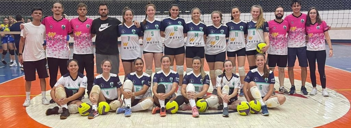 Equipe feminina da UFSM é campeã da primeira etapa da Liga Gaúcha de Voleibol