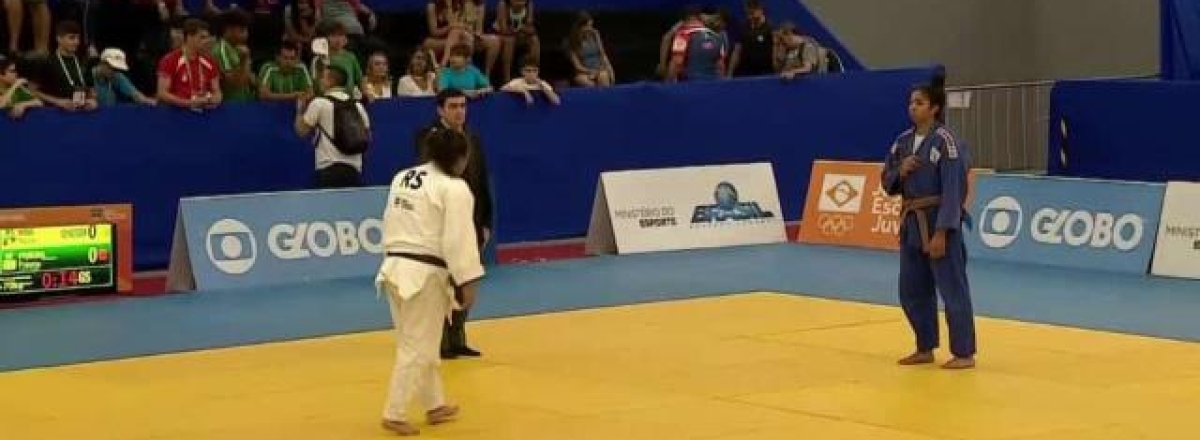 Judoca santa-mariense conquista bronze  nos Jogos Escolares da Juventude