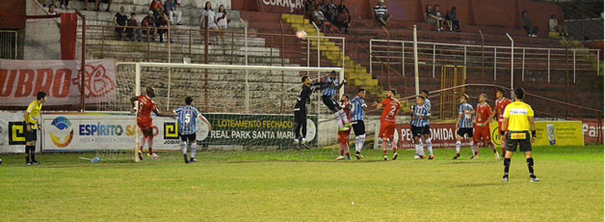 Inter-SM e Grêmio ficam no empate sem gols em jogo da Copa Wianey Carlet