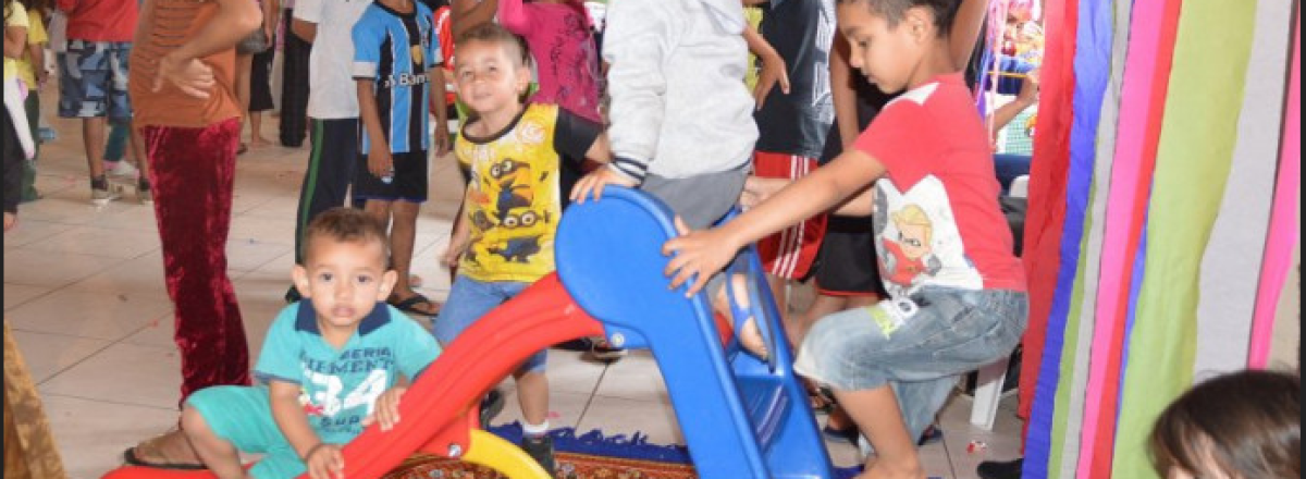 Ação social no “Dia das Crianças” faz alegria dos pequeninos em Santa Maria
