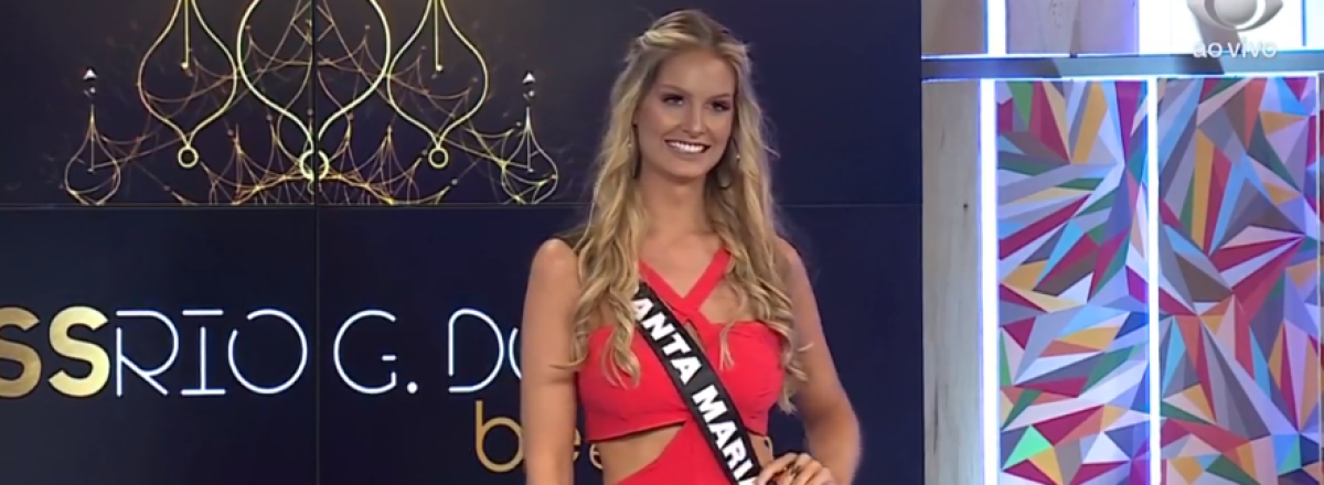 Santa-mariense avança para a grande final do Miss Rio Grande do Sul Be Emotion 2019