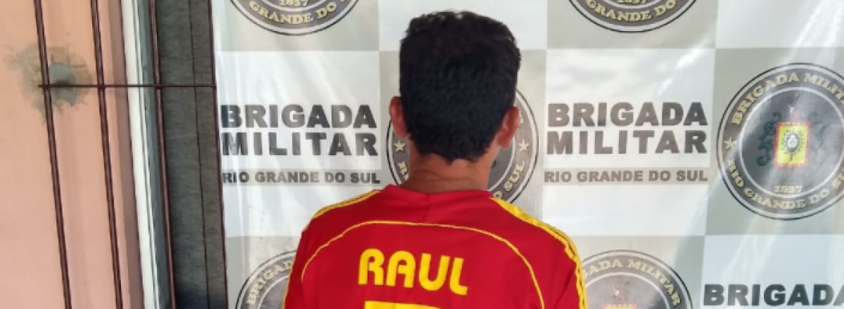 Brigada prende homem com mandado de prisão no Bairro Rosário