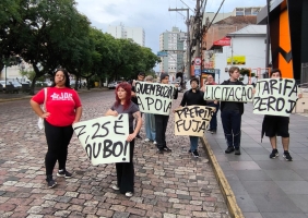 Aumento no valor da tarifa de ônibus gera protestos de estudantes em Santa Maria