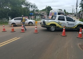 Tubulação da Corsan Aegea rompe e deixa 14 bairros sem água em Santa Maria