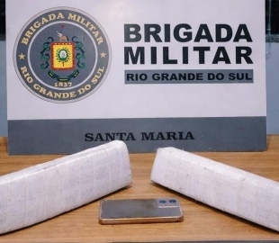 Idosa de 61 anos é presa com quase 2 kg de maconha em Santa Maria