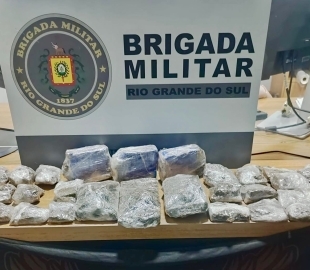 Brigada Militar apreende quase 3 kg de maconha na Vila Lídia