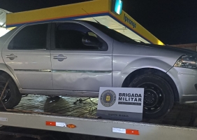 Brigada Militar recupera carro furtado em Santa Maria
