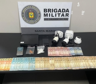 Foragido é preso com droga no bairro Lorenzi