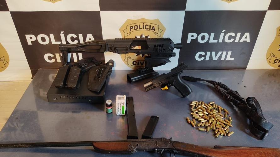 Polícia apreende ‘Kit Roni’ que converte pistola em metralhadora em Santa Maria