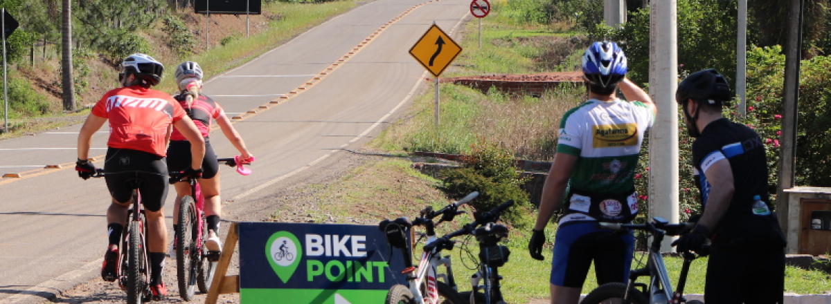 Bike Point recebeu cerca de 80 ciclistas no final de semana em Arroio Grande