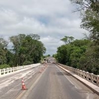Ponte sobre o Arroio Bossoroca na BR-290 terá restrições para veículos pesados nesta sexta