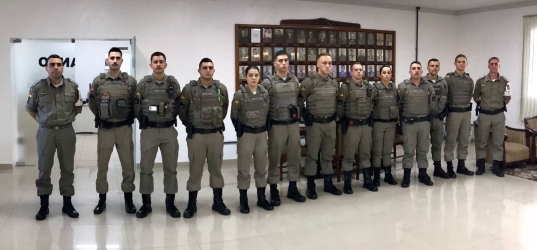 Municípios da região Central recebem reforço de novos policiais militares
