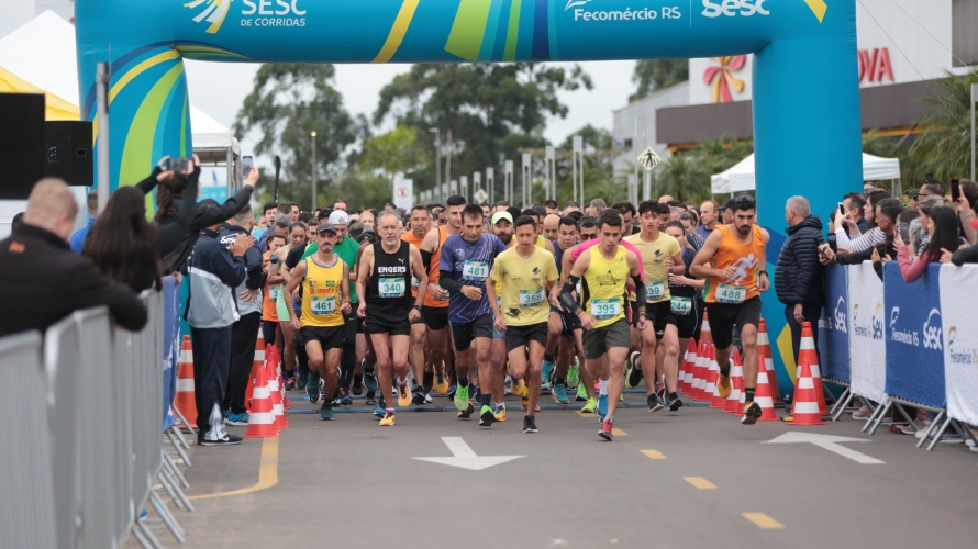 Circuito Sesc de Corridas reuniu 700 atletas neste domingo em Santa Maria