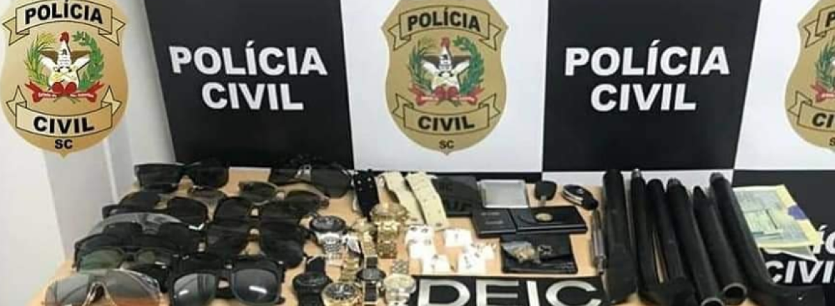 Dois suspeitos de arrombar a Ótica Silvio Joalheiro são presos em Santa Catarina