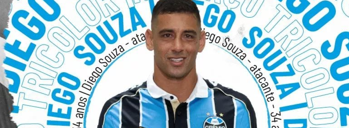 Diego Souza é o novo reforço para o ataque do Grêmio