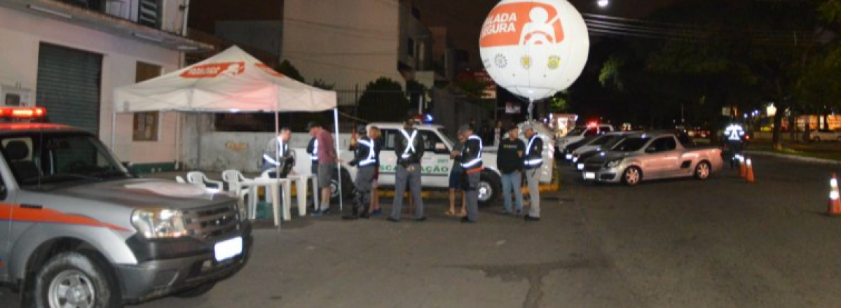 Balada Segura autuou seis motoristas por embriaguez ao volante em Santa Maria