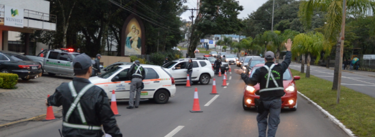 Blitz da Balada Segura recolheu sete veículos no domingo em Santa Maria