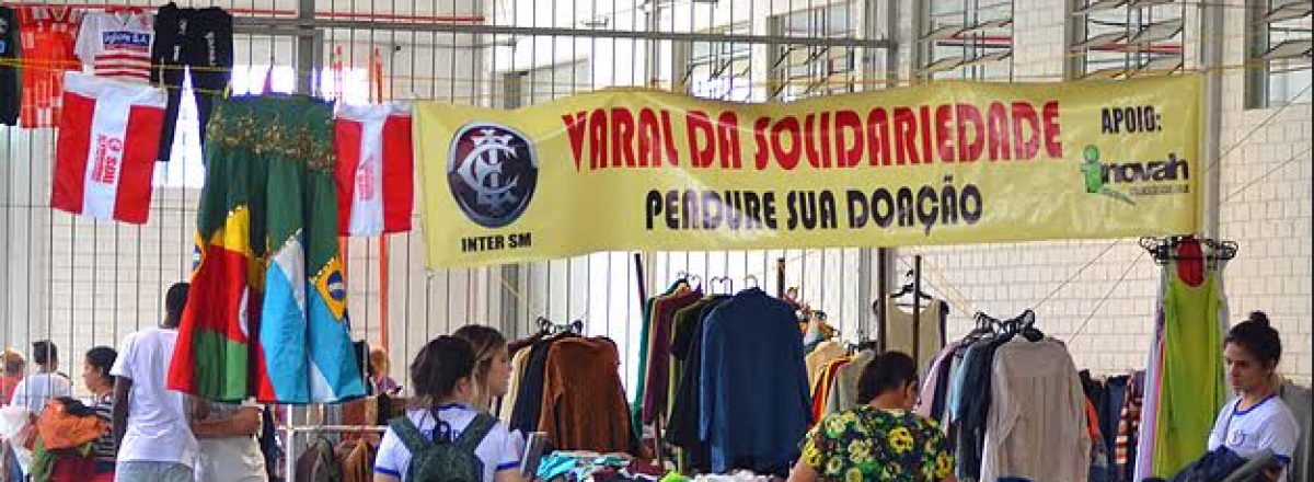 Varal da Solidariedade do Inter-SM beneficia mais de 300 famílias