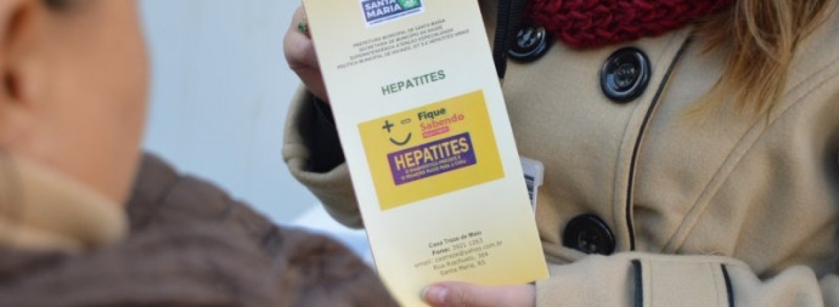 Testes rápidos contra Hepatite B e C serão oferecidos nesta sexta-feira no Centro