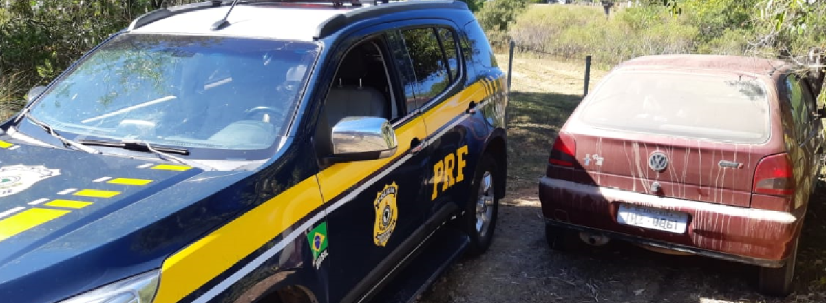 PRF recupera veículo furtado em Santa Maria