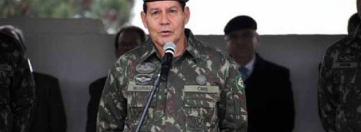 Vice de Bolsonaro, general Mourão cumpre agenda hoje em Santa Maria