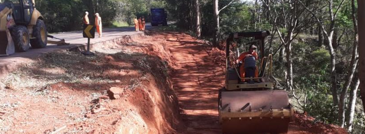 DNIT inicia construção da terceira pista na serra de Jaguari na BR-287