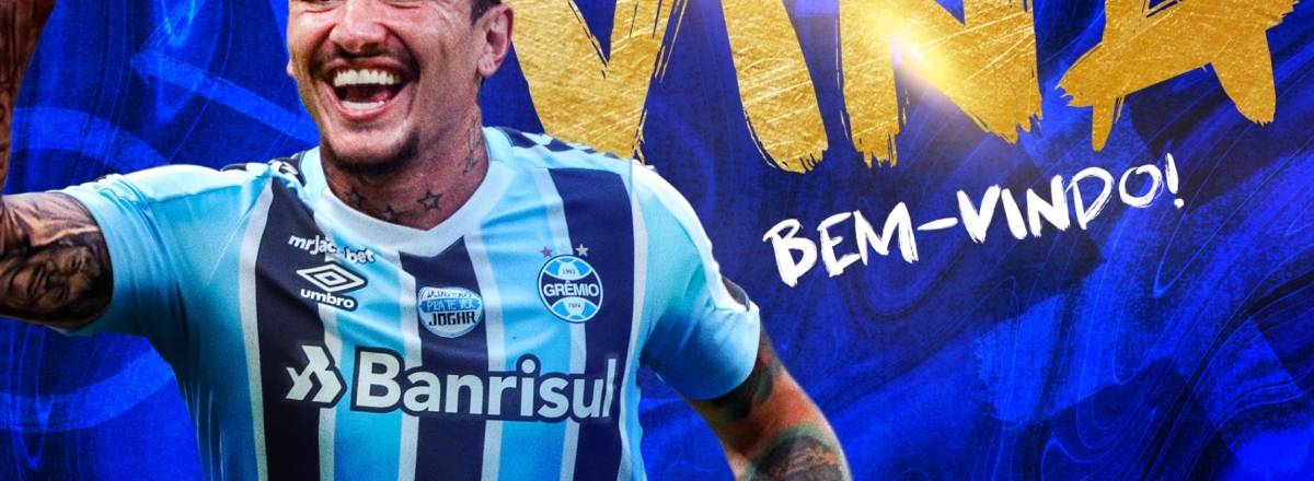 Grêmio anuncia contratação do meio-campista Vina para temporada