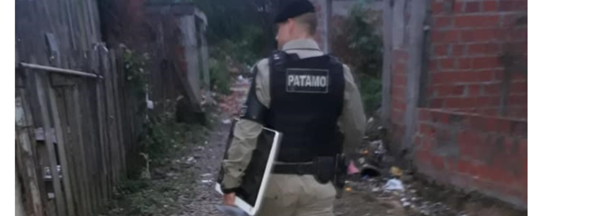Brigada Militar recupera computador furtado em Santa Maria