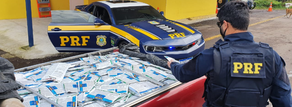 PRF apreende meia tonelada de agrotóxicos contrabandeados em Santa Maria